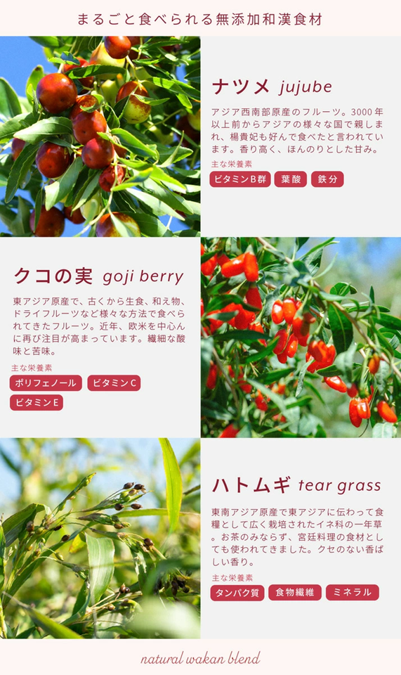 食べる和漢ほうじ茶ラテ with 乳酸菌HOKKAIDO株 サンザシ・リュウガン・クコの実