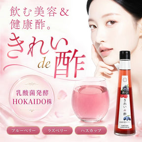 Labatee 飲むきれいde酢 乳酸菌発酵北海道産3種のベリー ブルーベリー ラズベリー ハスカップ 飲む酢 人工甘味料 保存料 着色料 無添加 砂糖不使用 オリゴ糖 お中元 暑中見舞い 敬老の日
