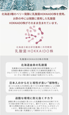 ラバティー 飲むきれいde酢 乳酸菌発酵北海道産3種のベリー