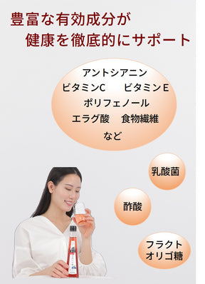 ラバティー 飲むきれいde酢 乳酸菌発酵北海道産3種のベリー