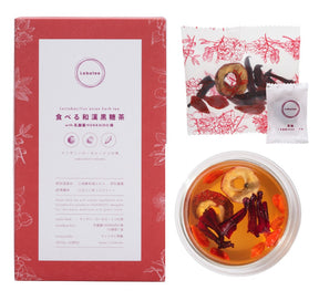 食べる和漢黒糖茶 with 乳酸菌HOKKAIDO株 サンザシ・ローゼル・クコの実
